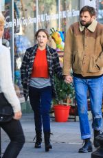 ANNA KENDRICK and Nick Thuneon the Set of Love Life in New York 10/15/2019