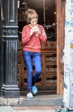 ANNA KENDRICK on the Set of Love Life at Mud Cafe in New York 10/07/2019