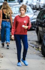 ANNA KENDRICK on the Set of Love Life at Mud Cafe in New York 10/07/2019