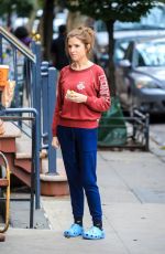 ANNA KENDRICK on the Set of Love Life at Mud Cafe in New York 10/07/2019