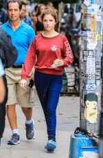 ANNA KENDRICK on the Set of Love Life at Mud Cafe in New York 10/07/2019