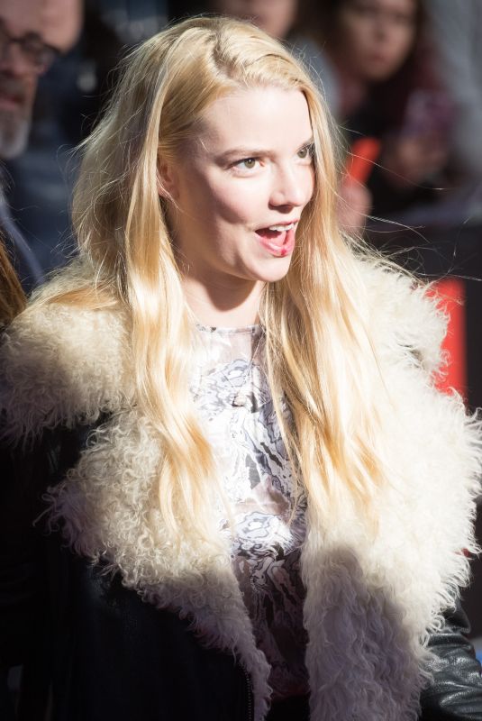 ANYA TAYLOR-JOY at The Lighthouse Premiere at BFI London Film Festival 10/05/2019
