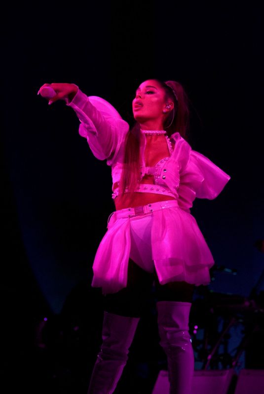 ARIANA GRANDE Performs at Sweetener World Tour in London 10/15/2019