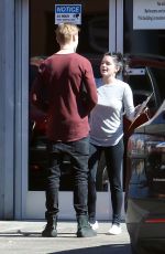 ARIEL WINTER and Levi Meaden at a Studio in Hollywood 10/20/2019