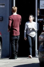ARIEL WINTER and Levi Meaden at a Studio in Hollywood 10/20/2019