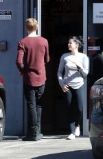ARIEL WINTER and Levi Meaden at a Studio in Hollywood 10/20/2019