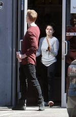 ARIEL WINTER and Levi Meaden at a Studio in Hollywood 10/20/2019