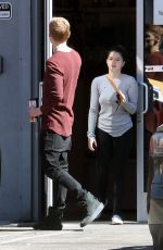ARIEL WINTER and Levi Meaden at a Studio in Hollywood 10/20/2019