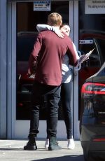 ARIEL WINTER and Levi Meaden at a Studio in Hollywood 10/20/2019