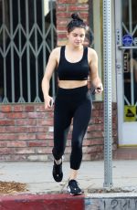 ARIEL WINTER Leaves a Gym in Los Angeles 10/16/2019