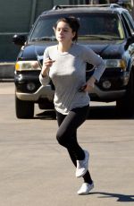 ARIEL WINTER Out Running in Hollywood 10/20/2019