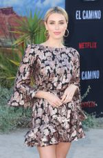 ARIELLE VANDENBERG at El Camino: A Breaking Bad Movie Premiere in Los Angeles 10/07/2019