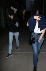 ASHLEY BENSON and CARA DELEVINGNE Night Out in Hollywood 10/11/2019