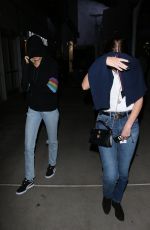 ASHLEY BENSON and CARA DELEVINGNE Night Out in Hollywood 10/11/2019
