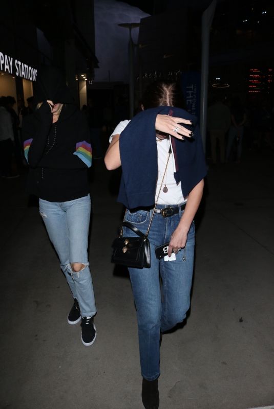 ASHLEY BENSON and CARA DELEVINGNE Night Out in Hollywood 10/11/2019