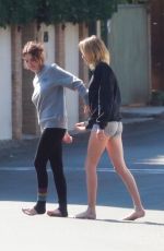 ASHLEY BENSON and CARA DELEVINGNE Out in Studio City 10/12/2019