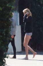 ASHLEY BENSON and CARA DELEVINGNE Out in Studio City 10/12/2019
