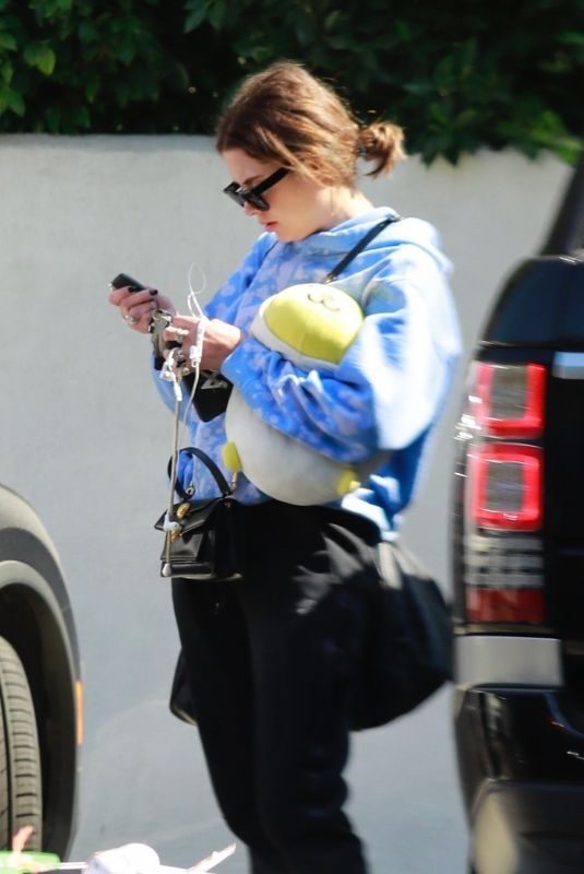 ASHLEY BENSON Out and About in Los Angeles 10/14/2019