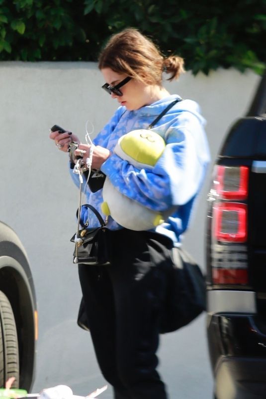 ASHLEY BENSON Out and About in Los Angeles 10/14/2019