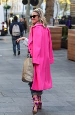 ASHLEY ROBERTS Leaves Radio Breakfast Show in London 10/28/2019