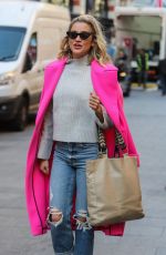 ASHLEY ROBERTS Leaves Radio Breakfast Show in London 10/28/2019