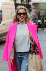 ASHLEY ROBERTS Leaves Radio Breakfast Show in London 10/28/2019