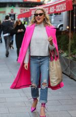 ASHLEY ROBERTS Leaves Radio Breakfast Show in London 10/28/2019