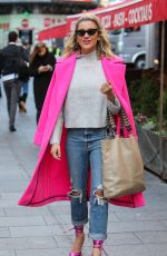 ASHLEY ROBERTS Leaves Radio Breakfast Show in London 10/28/2019