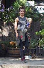ASHLEY TISDALE Out for Morning Hike in Los Angeles 10/14/2019