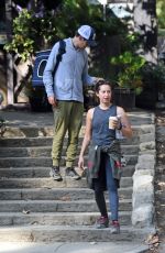 ASHLEY TISDALE Out for Morning Hike in Los Angeles 10/14/2019