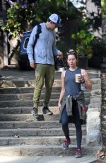 ASHLEY TISDALE Out for Morning Hike in Los Angeles 10/14/2019