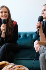 BAILEE MADISON and OLIVIA SANABIA at Just Between Us Podcast 10/28/2019