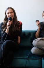 BAILEE MADISON and OLIVIA SANABIA at Just Between Us Podcast 10/28/2019