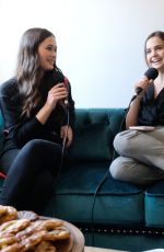 BAILEE MADISON and OLIVIA SANABIA at Just Between Us Podcast 10/28/2019