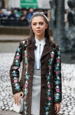 BEL POWLEY at Miu Miu Show at Paris Fashion Week 10/01/2019