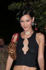 BELLA HADID Arrives at L