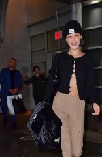 BELLA HADID Leaves a Studio in New York 10/16/2019