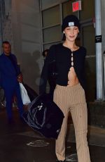 BELLA HADID Leaves a Studio in New York 10/16/2019