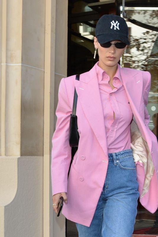 BELLA HADID Out and About in Paris 09/30/2019