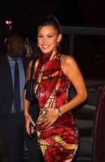BELLA HADID Out Celebrates Her 23rd Birthday in New York 10/09/2019