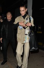 BELLA HADID Out in London 10/23/2019