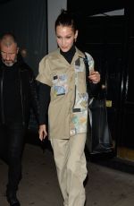 BELLA HADID Out in London 10/23/2019