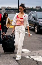 BELLA HADID Takes a Helicopter Ride in New York 10/23/2019