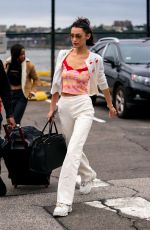 BELLA HADID Takes a Helicopter Ride in New York 10/23/2019