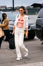 BELLA HADID Takes a Helicopter Ride in New York 10/23/2019