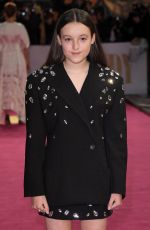 BELLA RAMSEY at Judy Premiere in London 09/30/2019