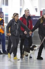 BELLA THORNE and Alex Martini at LAX Airport in Los Angeles 10/06/2019