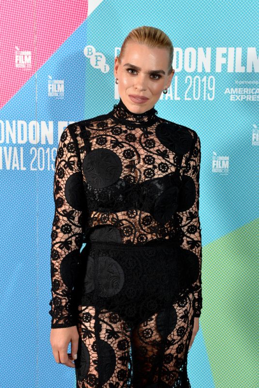 BILLIE PIPER at Rare Beast Premiere at 63rd BFI London Film Festival 10/10/2019