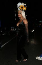 BLAC CHYNA Arrives at Halloween Party at Highlight Room 10/29/2019
