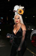 BLAC CHYNA Arrives at Halloween Party at Highlight Room 10/29/2019